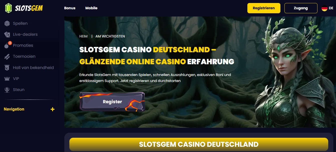 SlotsGem Online Casinos Österreich
